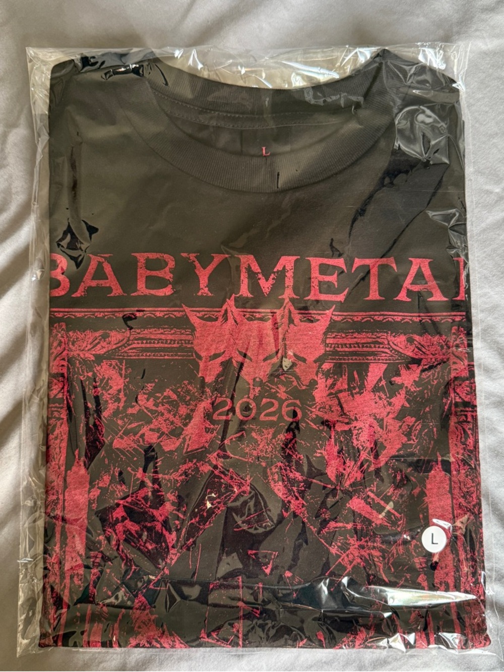 BABYMETAL 2026 The One Tee Size Large